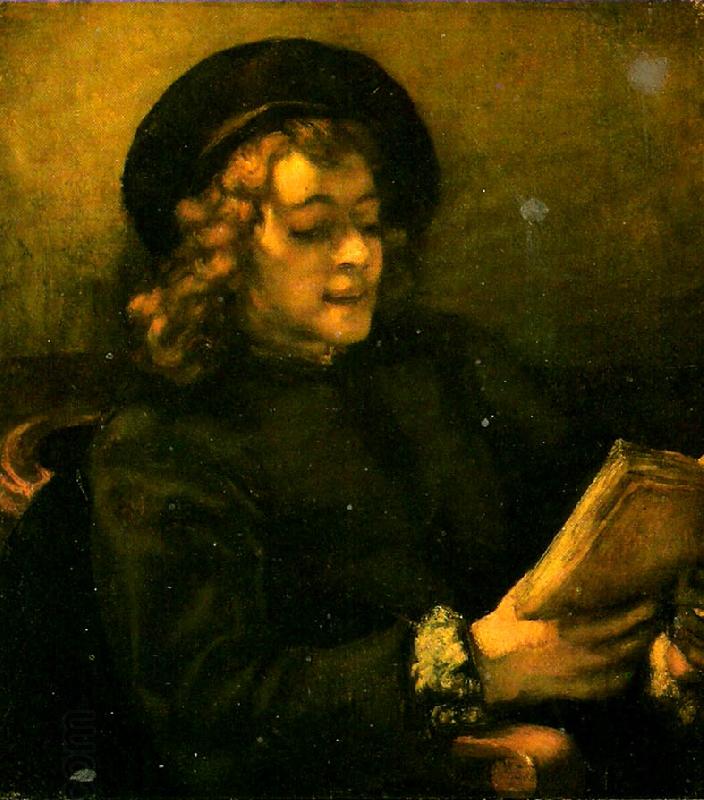 Rembrandt van rijn portratt av titus China oil painting art